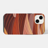 暖かな砂漠の風景 - 風景アートプリント iPhoneケース (裏面横)