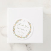 暖エレガントかい花結婚様のメッセージカード フェイバータグ (インサイチュ)