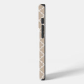 暖エレガントかい茶色がかった白のモロッコクローバー Case-Mate iPhoneケース (裏面 / 左)