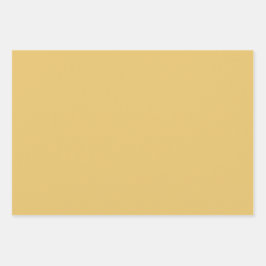 暖エレガントかい黄色のミニマリストとシック ラッピングペーパーシート