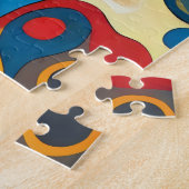 暖サイケデリックかい色 ジグソーパズル (側面)