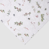 暖シンプルかい冬のベリーの水の色のクリスマス 薄葉紙 (詳細)