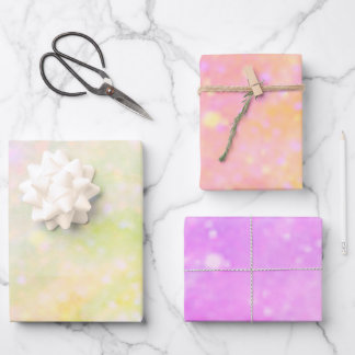 暖シンプルかい色 ラッピングペーパーシート