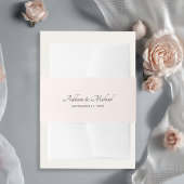 暖ミニマルかい 招待状ベリーバンド