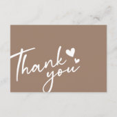 暖モダンかい小規模企業の割引サンキューカード サンキューカード (裏面)