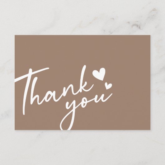 暖モダンかい小規模企業の割引サンキューカード サンキューカード (裏面)