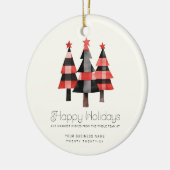 暖モダンかい格子状のクリスマスツリーシンプルビジネス セラミックオーナメント (左)