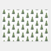 暖モダンかい赤の冬の水色 ラッピングペーパーシート (正面2)