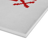 暖保か編みクリスマス カッティングボード (角)