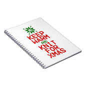 暖保か編みクリスマス ノートブック (右側)