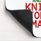 暖保か編みクリスマス マウスパッド (コーナー)