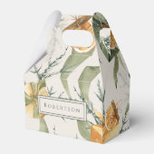 暖冬の魅力的クリスマスカスタム フェイバーボックス (裏面サイド)