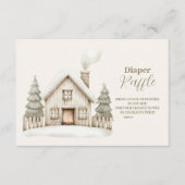 暖冬コテージおむつラッフル エンクロージャーカード (正面)