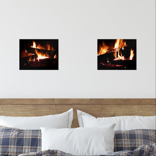 暖冬シーン撮影の暖炉 (寝室)