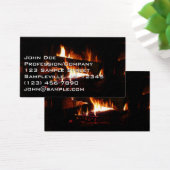 暖冬シーン撮影の暖炉 (デスク)