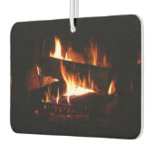 暖冬シーン撮影の暖炉 カーエアーフレッシュナー (左)