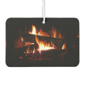 暖冬シーン撮影の暖炉 カーエアーフレッシュナー (正面)