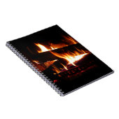 暖冬シーン撮影の暖炉 ノートブック (右側)