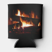 暖冬シーン撮影の暖炉 缶クーラー (正面)