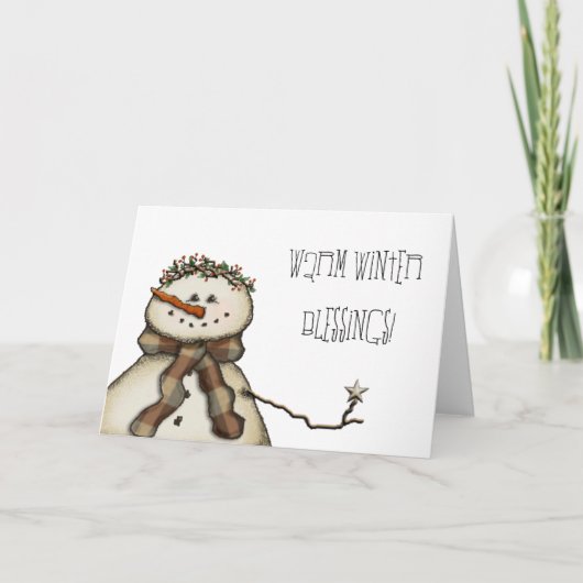 暖冬恵み! シーズンカード (正面)