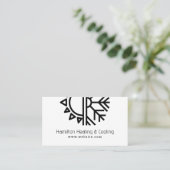 暖房および冷却名刺 名刺 (スタンド正面)