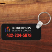暖房および冷却HVAC キーホルダー (正面)