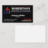暖房および冷却HVAC 名刺 (正面/裏面)