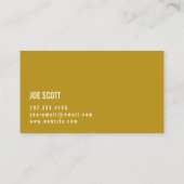 暖房および空調、冷却、修理 名刺 (裏面)