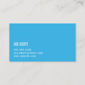 暖房および空調、冷却、修理 名刺 (裏面)