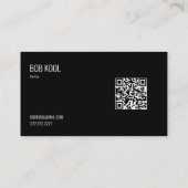 暖房およびACカード | Qrコード 名刺 (裏面)