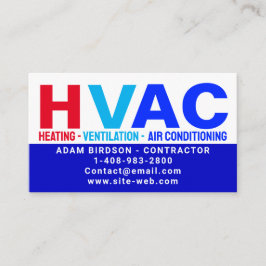 暖房と換気と空調 – HVAC コーリングカード
