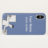 暖房と配管テーマ漫画 Case-Mate iPhoneケース (裏面(横))