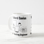 暖房と配管用のカスタマイズされたマグカップ コーヒーマグカップ (正面左)