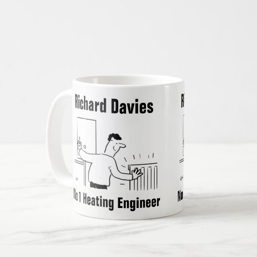 暖房と配管用のカスタマイズされたマグカップ コーヒーマグカップ (正面左)