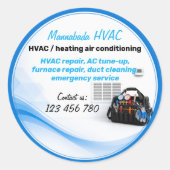 暖房冷房HVAC ラウンドシール (正面)