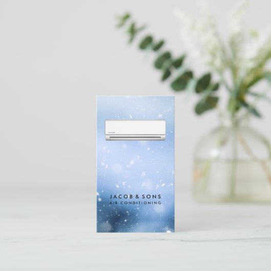 暖房換気空調HVAC事業 名刺 (スタンド正面)