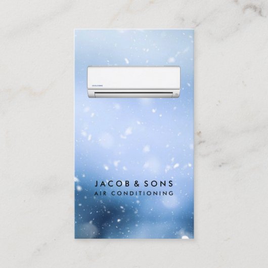 暖房換気空調HVAC事業 名刺 (正面)