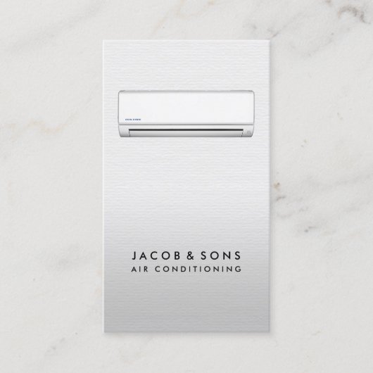 暖房換気空調HVAC 名刺 (正面)