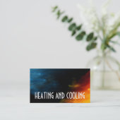 暖房空調用名刺 名刺 (スタンド正面)