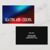 暖房空調用名刺 名刺 (正面/裏面)