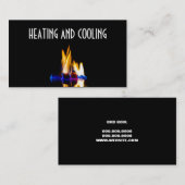 暖房空調用名刺 名刺 (正面/裏面)
