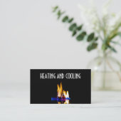 暖房空調用名刺 名刺 (スタンド正面)