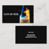 暖房空調用名刺 名刺 (正面/裏面)