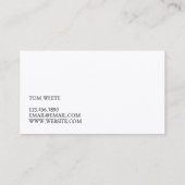 暖房、冷却、空調HVAC 名刺 (裏面)