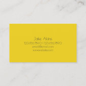 暖房、冷却、空調HVAC 名刺 (裏面)