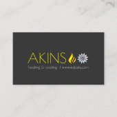 暖房、冷却、空調HVAC 名刺 (正面)