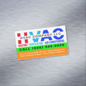 暖房、換気、空調 - プロのHVAC マグネット名刺 (インサイチュ)