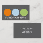 暖房·空調修理 名刺 (正面/裏面)