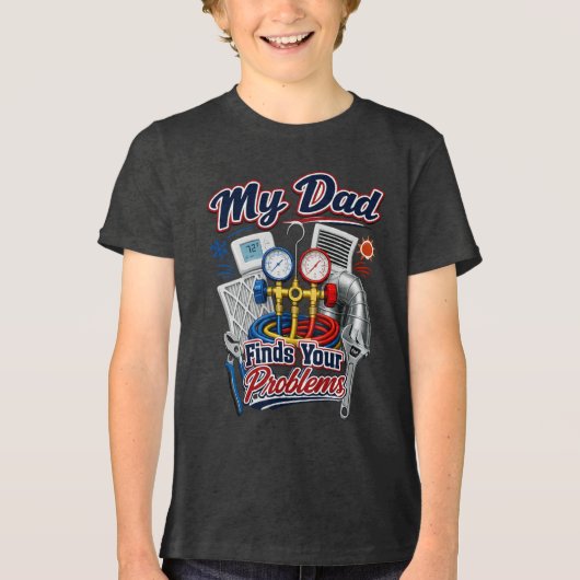暖房・空調・換気 トライブレンドTシャツ (正面)