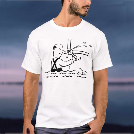 暖房・配管サービス漫画Tシャツ Tシャツ